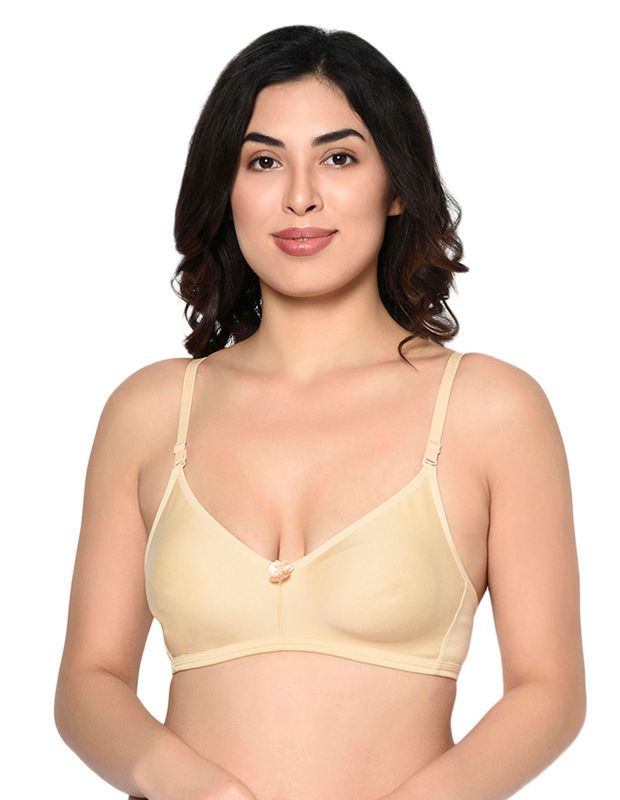 Bodycare Seamless, Non Padded Bra-6504-Skin