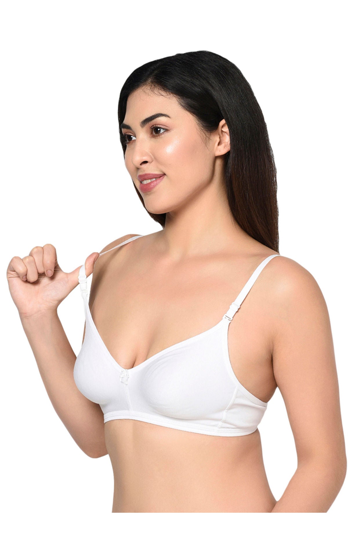 Bodycare Seamless, Non Padded Bra-6504-White