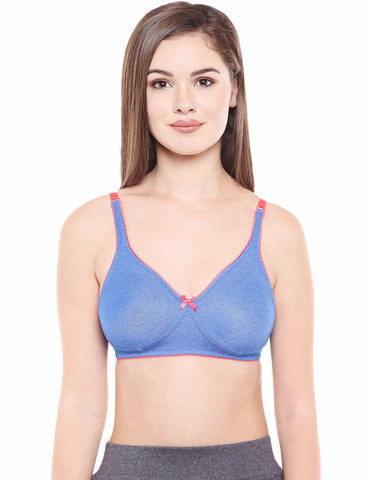 Seamless Cup Bra-6518BLUE