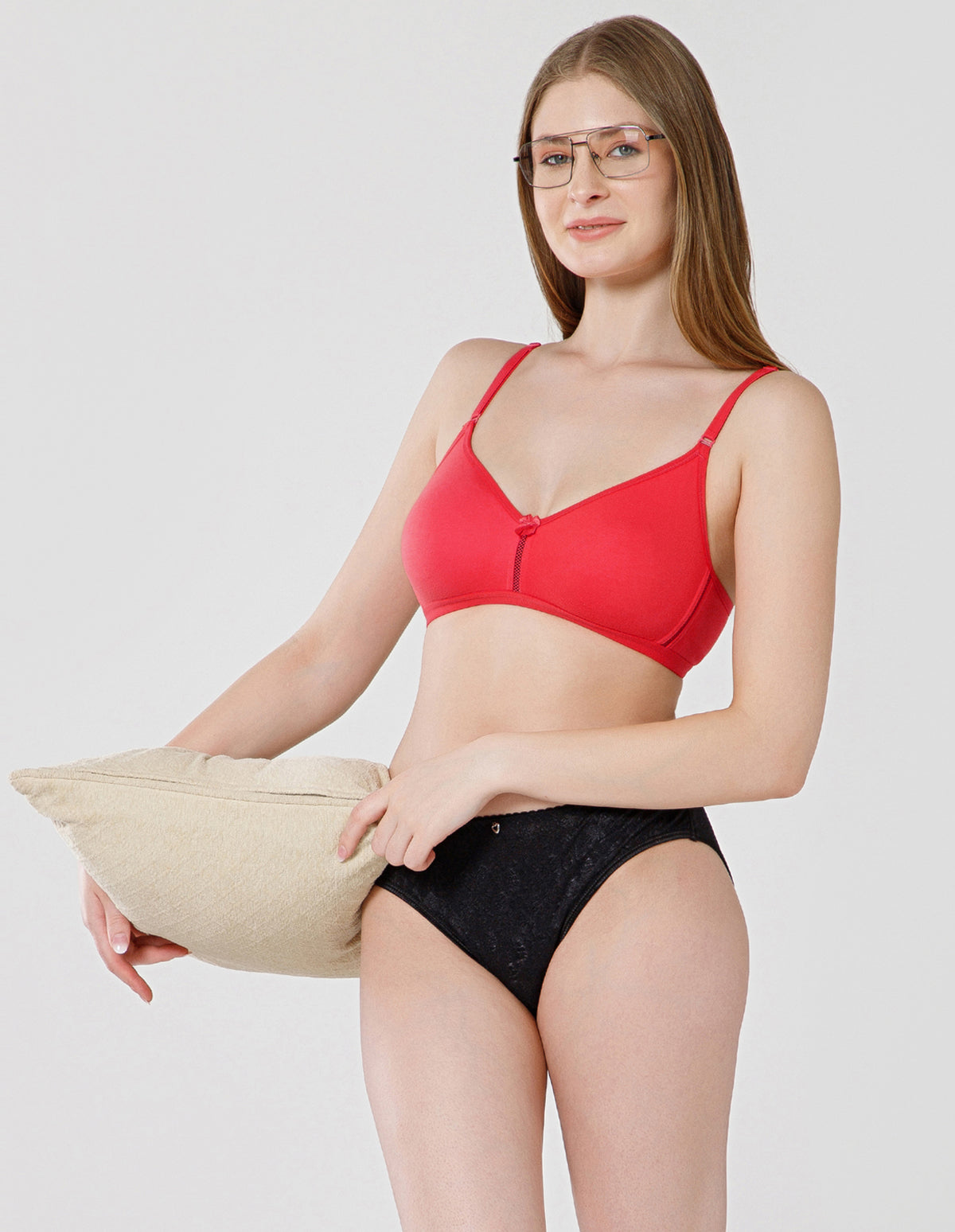 Bodycare Coral Full Coverage, Non-Wired, Basic Comfort - (#6529COR)