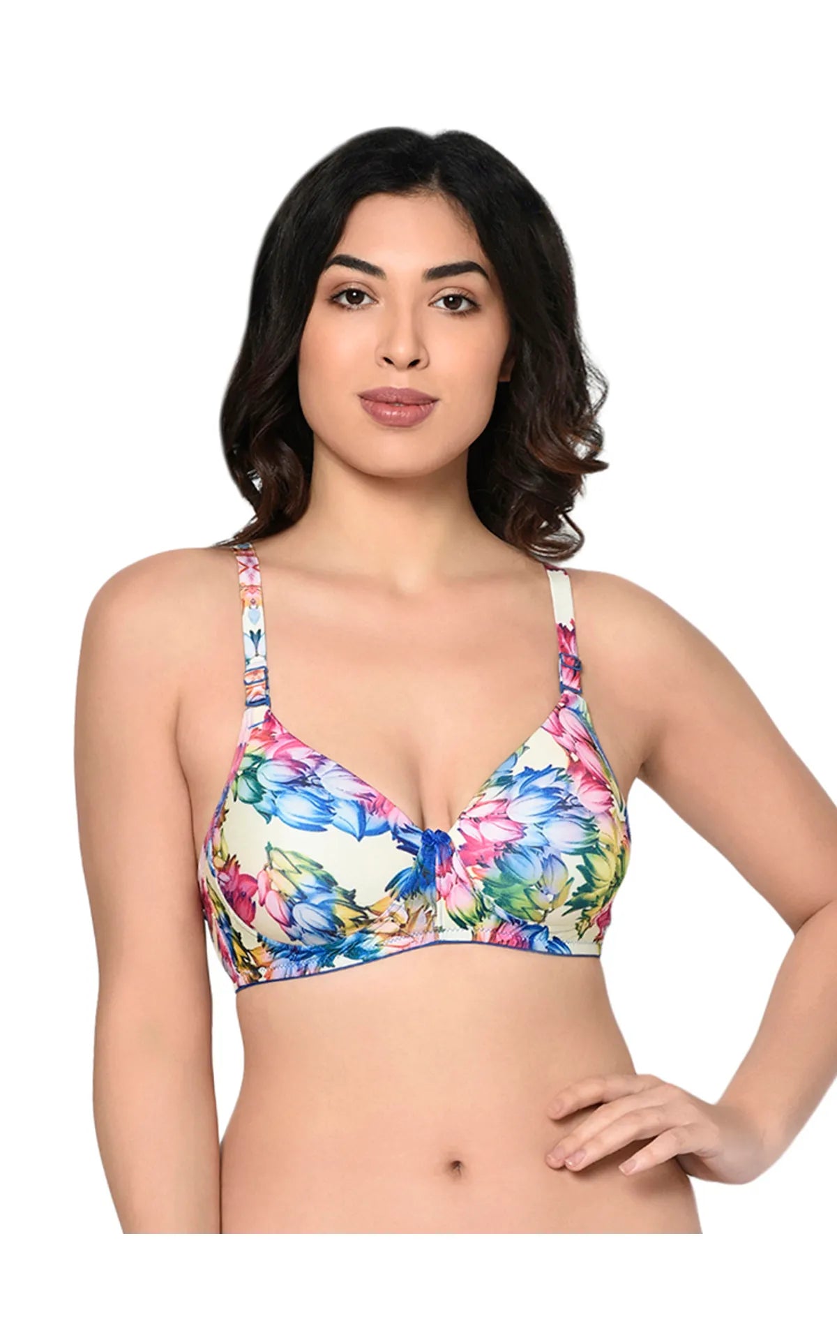 Bodycare Seamless, Printed Padded Bra-6551-3PCS