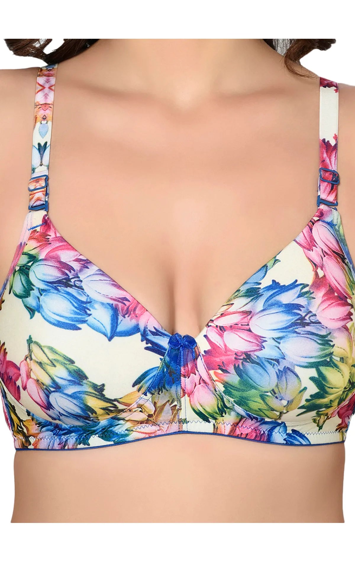 Bodycare Seamless, Printed Padded Bra-6551-3PCS