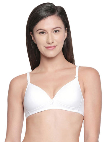 Padded Bra-6552W with free transparent strap