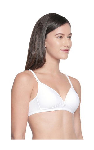 Padded Bra-6552W with free transparent strap