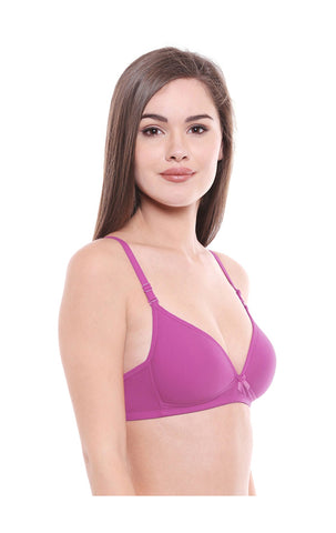 Padded Bra-6552LOV with free transparent strap