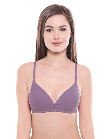 Padded Bra-6552MOU with free transparent strap