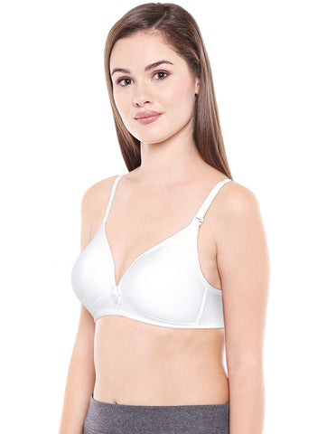 Padded Bra-6552W with free transparent strap