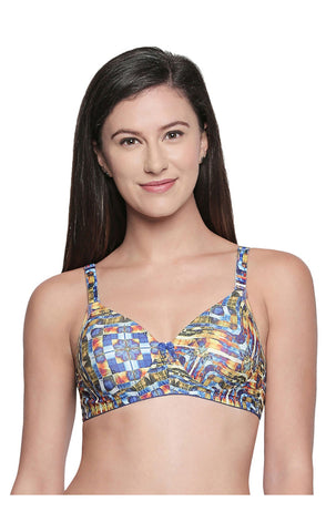 Premium Padded Bra-6554-Assorted Print