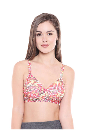 Premium Padded Bra-6554-Assorted Print