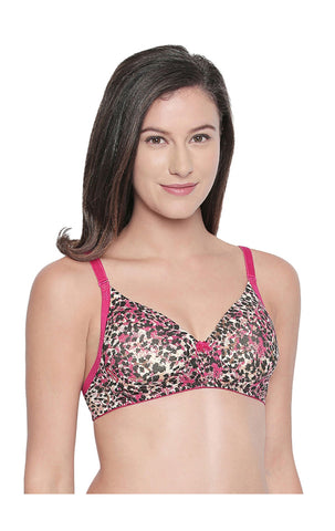 Seamless Padded Bra (Pack of 1 - Assorted Colors)-6563