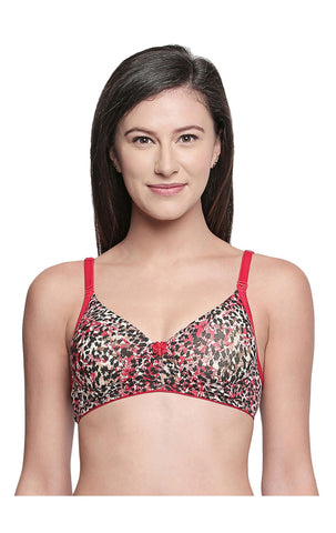 Seamless Padded Bra (Pack of 1 - Assorted Colors)-6563