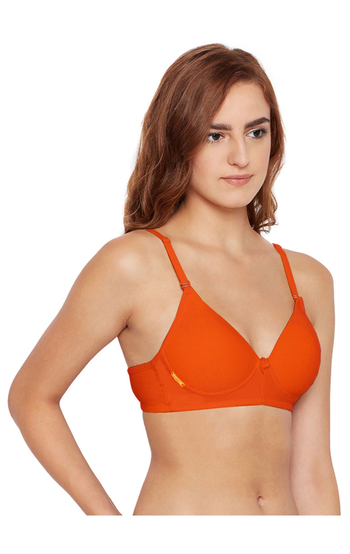 Push Up Bra-6566ORG free transparent strap