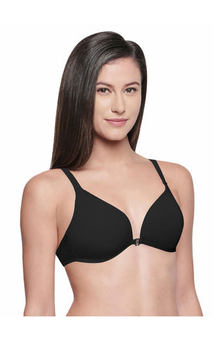  Seamless Padded Bra-6571-Black