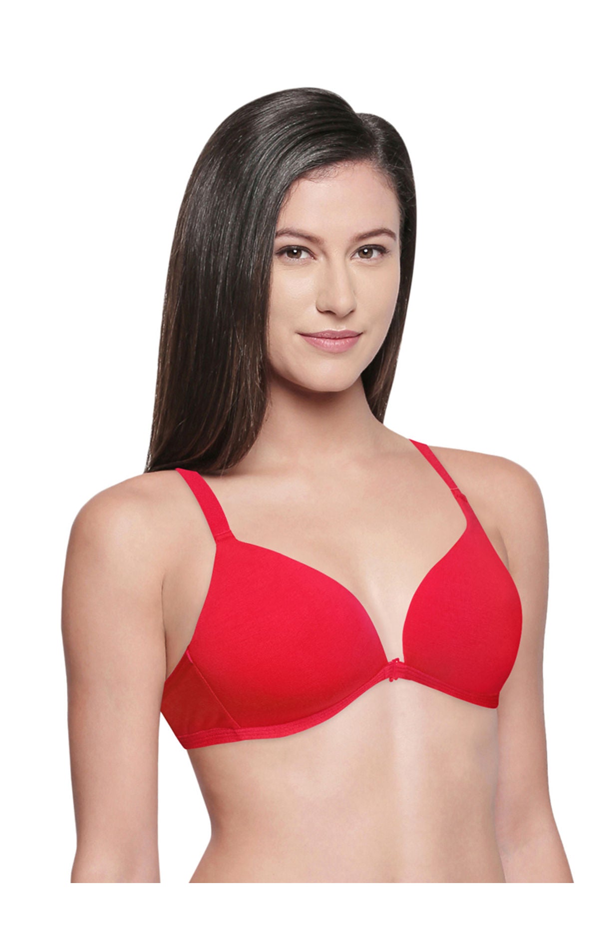  Seamless Padded Bra-6571-Red