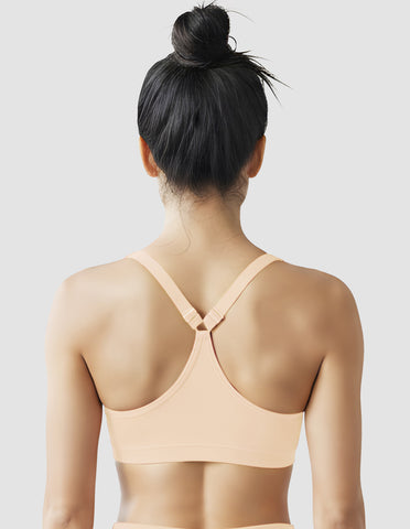 Bodycare Low Coverage, Front open, Seamless Padded Bra-6571-Skin