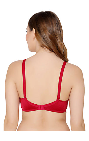 Bodycare nylon spandex wirefree adjustable straps designer net seamless padded bra-6574MEH