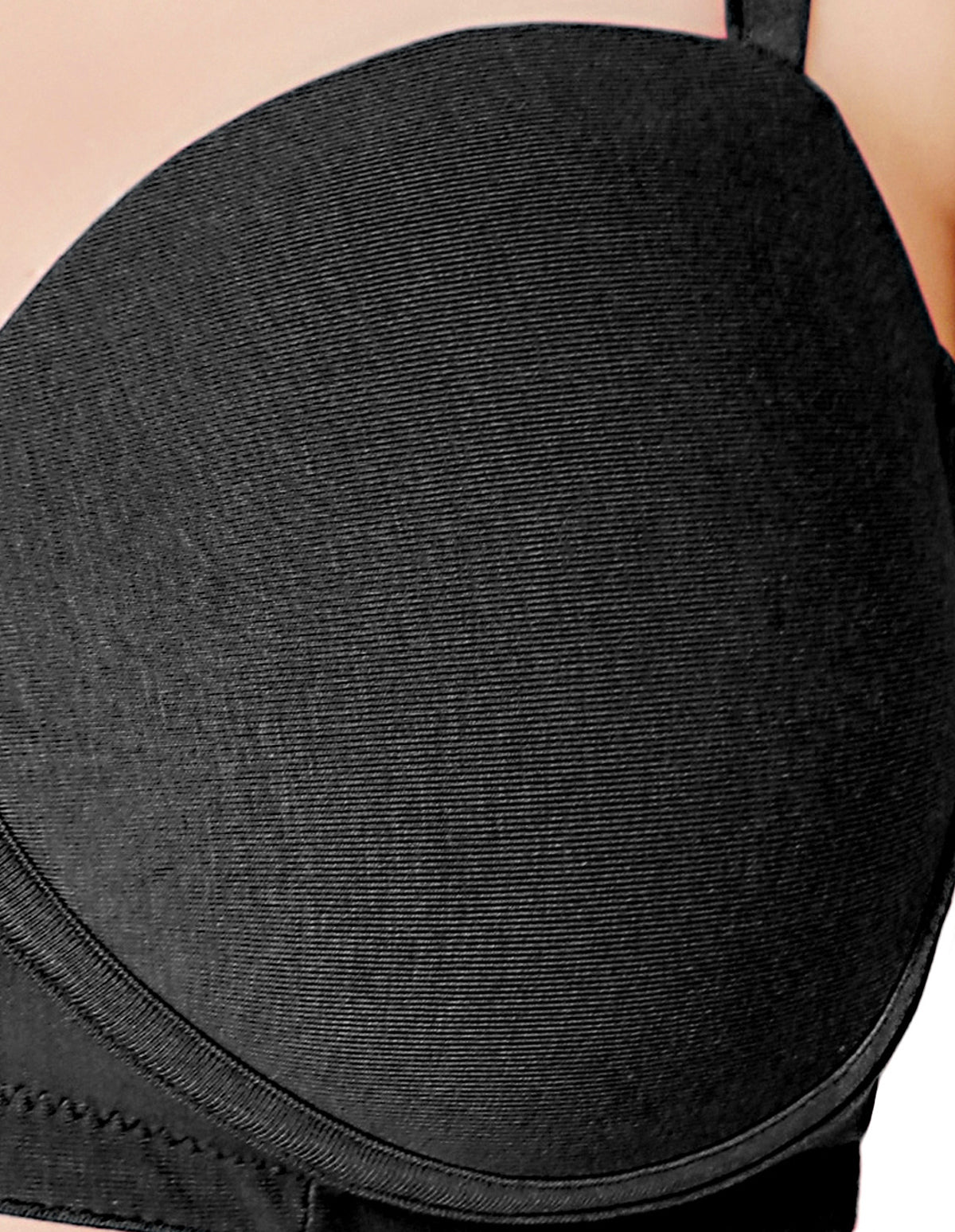 Bodycare cotton spandex wirefree convertible straps Seamless padded demi cup bra-6575B