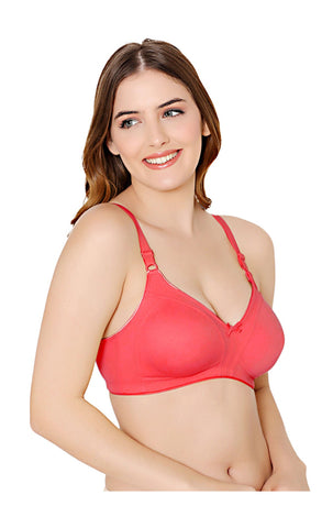 Bodycare polycotton wirefree adjustable straps moulded cup non padded bra-6576CO