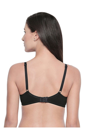 BCD Cup Perfect Coverage Seamless Cup Bra - 6577 Black