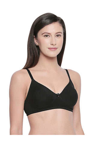 BCD Cup Perfect Coverage Seamless Cup Bra - 6577 Black