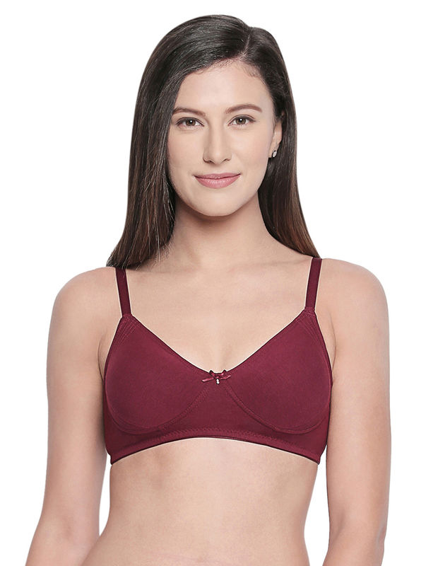 BCD Cup Perfect Coverage Seamless Cup Bra - 6577 Maroon