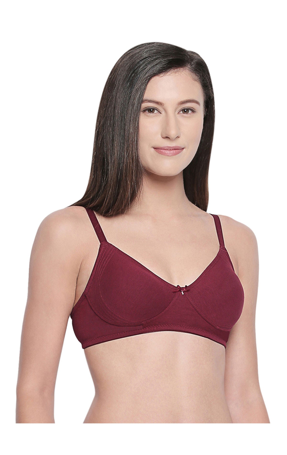 BCD Cup Perfect Coverage Seamless Cup Bra - 6577 Maroon