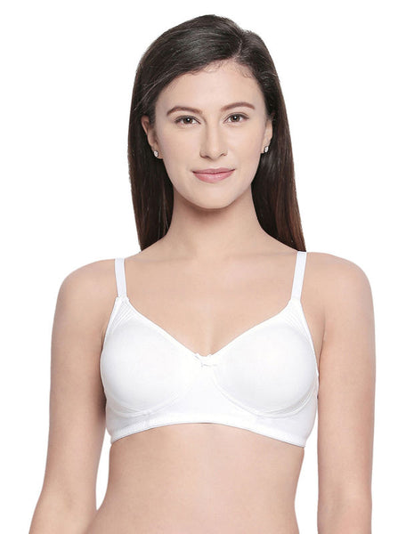 BCD Cup Perfect Coverage Seamless Cup Bra - 6577 White