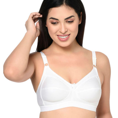 Bodycare Non Padded Bra-6581-White
