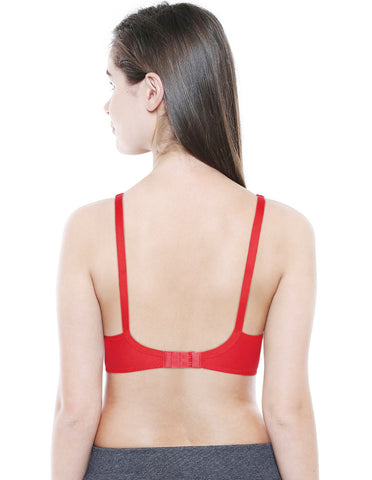 BCD Cup Perfect Coverage Bra - 6584-Red