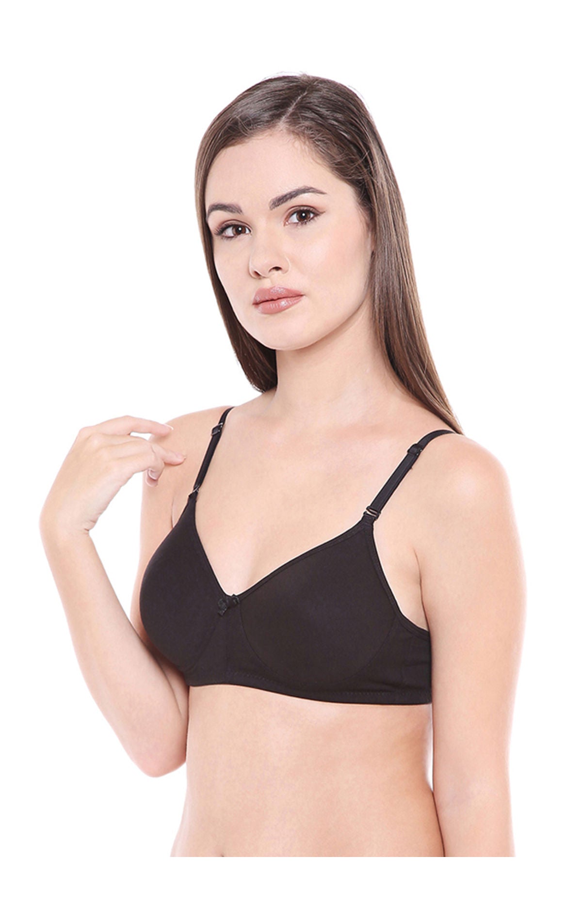 Lightly Padded Bra-6588B with free transparent strap