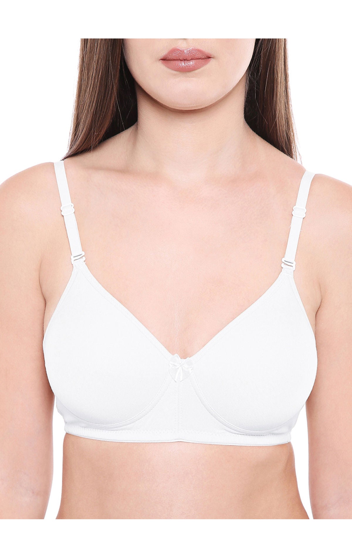 Lightly Padded Bra-6588W with free transparent strap