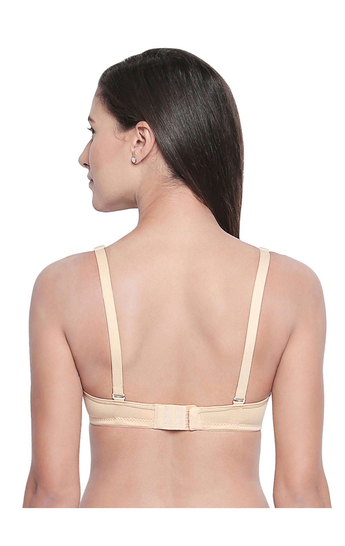 Seamless Padded Bra-BCD Cup Bra with Free Transparent Straps-6590 Skin