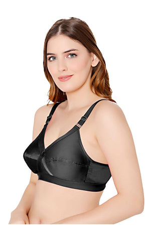 Bodycare cotton blend wirefree adjustable straps comfortable non padded bra-6591B