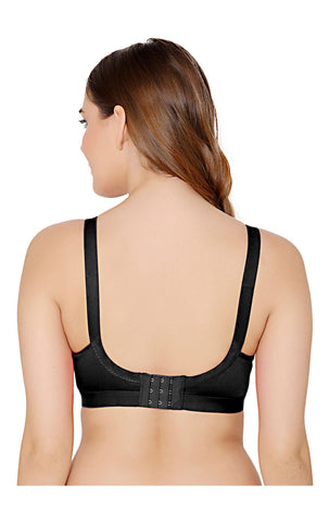 Bodycare cotton blend wirefree adjustable straps comfortable non padded bra-6591B