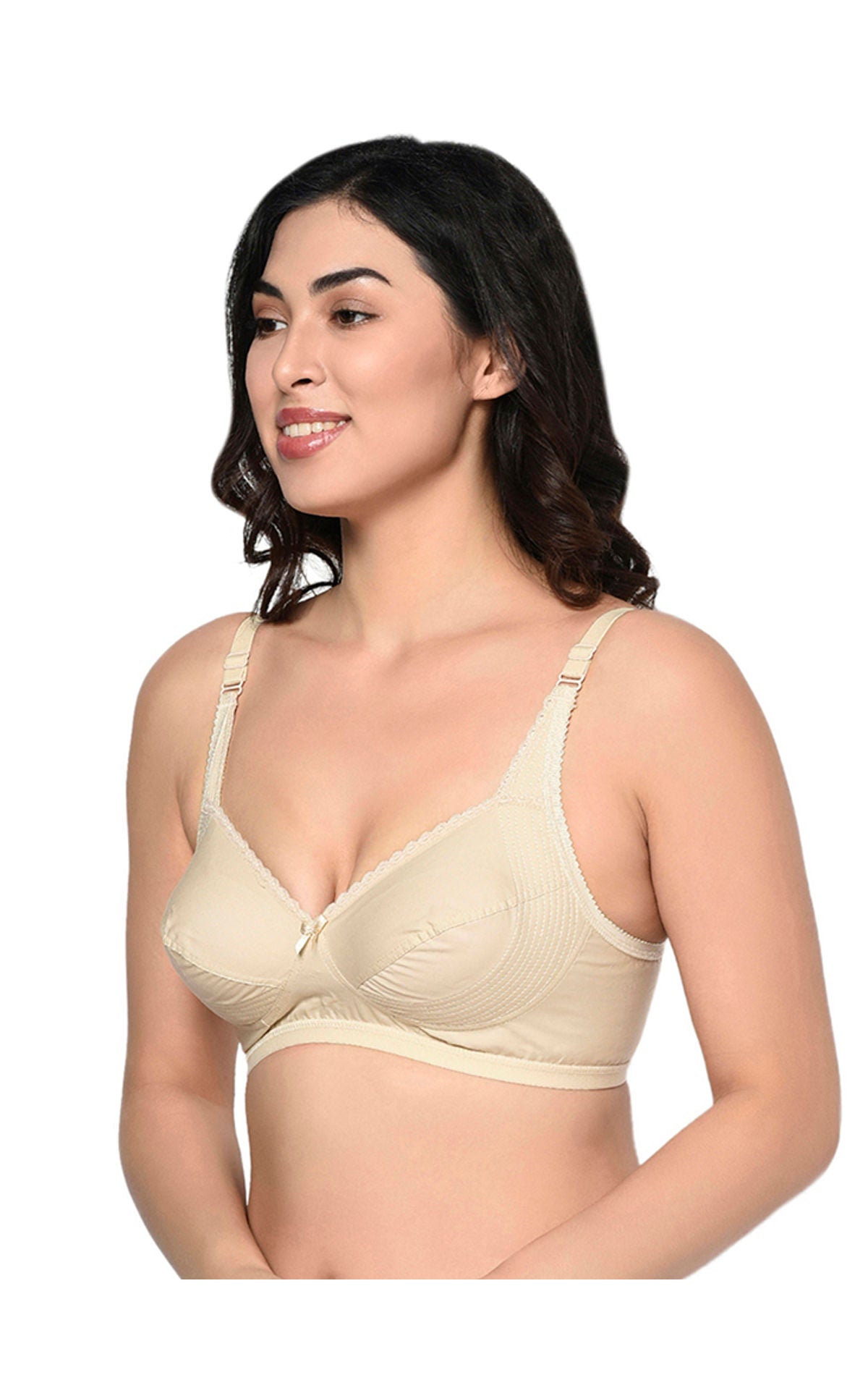 Bodycare Non Padded  Minimizer Bra-6592-Skin