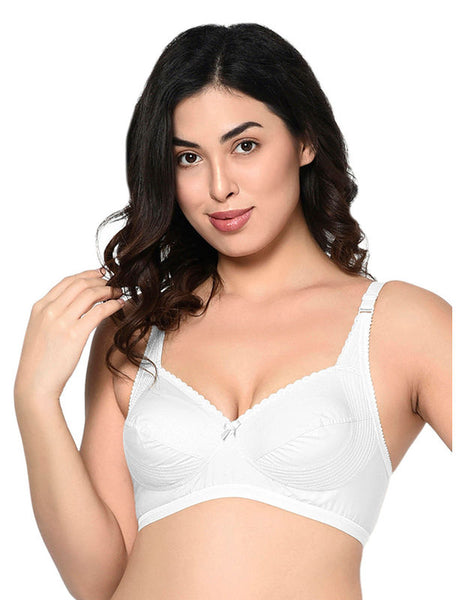 Bodycare Non Padded  Minimizer Bra-6592-White