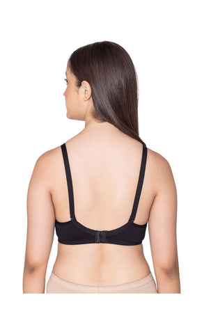 Bodycare polycotton wirefree convertible straps moulded cup non padded bra-6594B