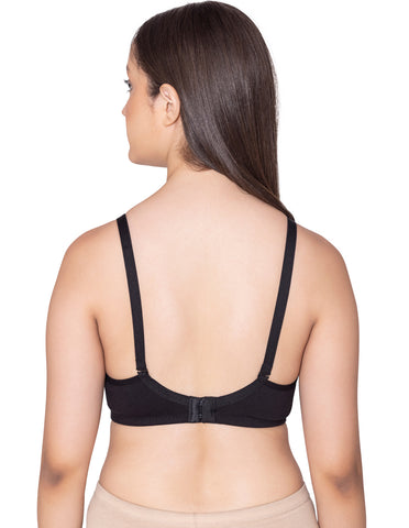 Bodycare polycotton wirefree convertible straps moulded cup non padded bra-6594B