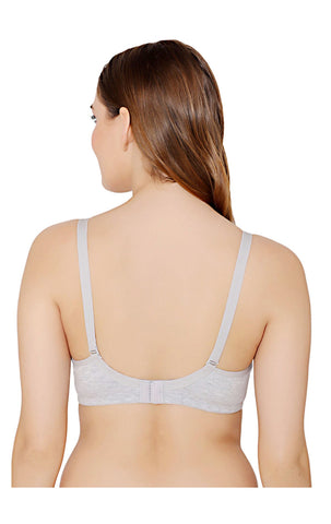 Bodycare polycotton wirefree convertible straps moulded cup non padded bra-6594MIL