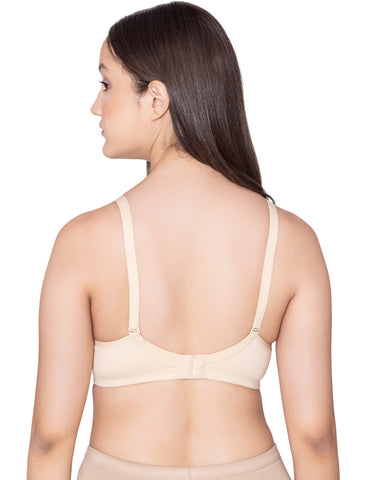 Bodycare polycotton wirefree convertible straps moulded cup non padded bra-6594S