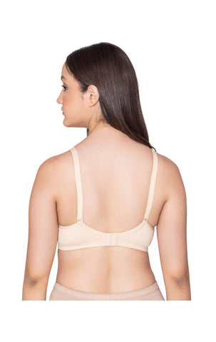 Bodycare polycotton wirefree convertible straps moulded cup non padded bra-6594S