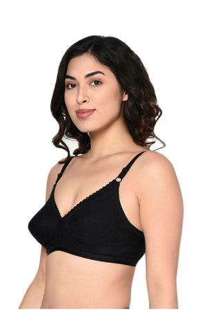 Bodycare Non Padded Bra-6596-Black