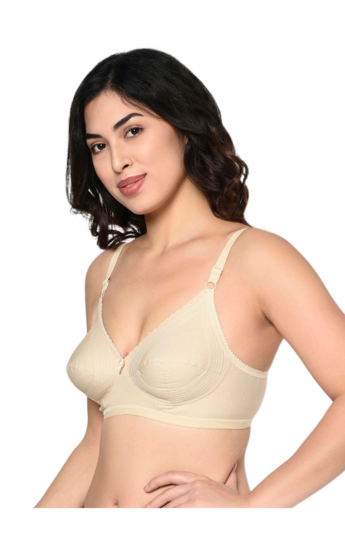 Bodycare Non Padded Bra-6596-Skin