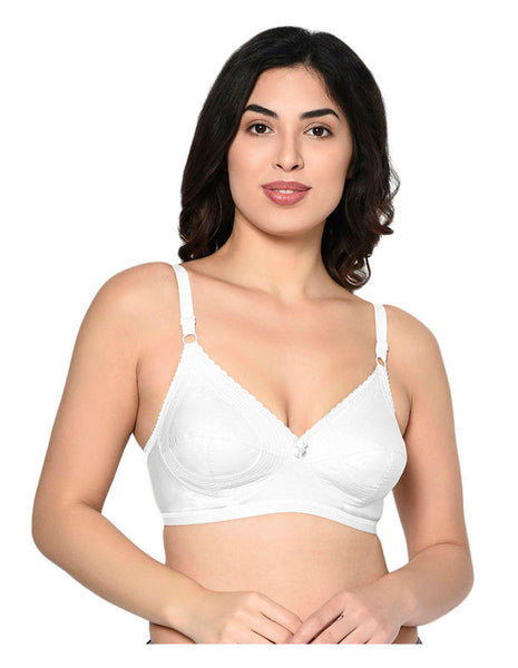 Bodycare Non Padded Bra-6596-White