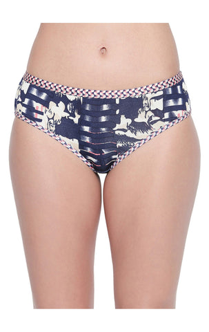 BODYCARE Pack of 3 Premium Printed Hipster Briefs in Assorted Color-6601