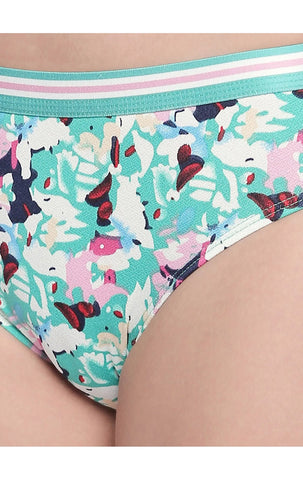 BODYCARE Pack of 3 Premium Printed Hipster Briefs in Assorted Color-6606