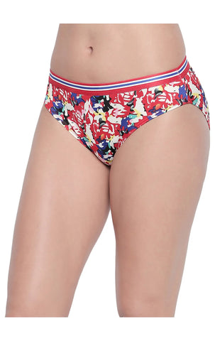 BODYCARE Pack of 3 Premium Printed Hipster Briefs in Assorted Color-6606