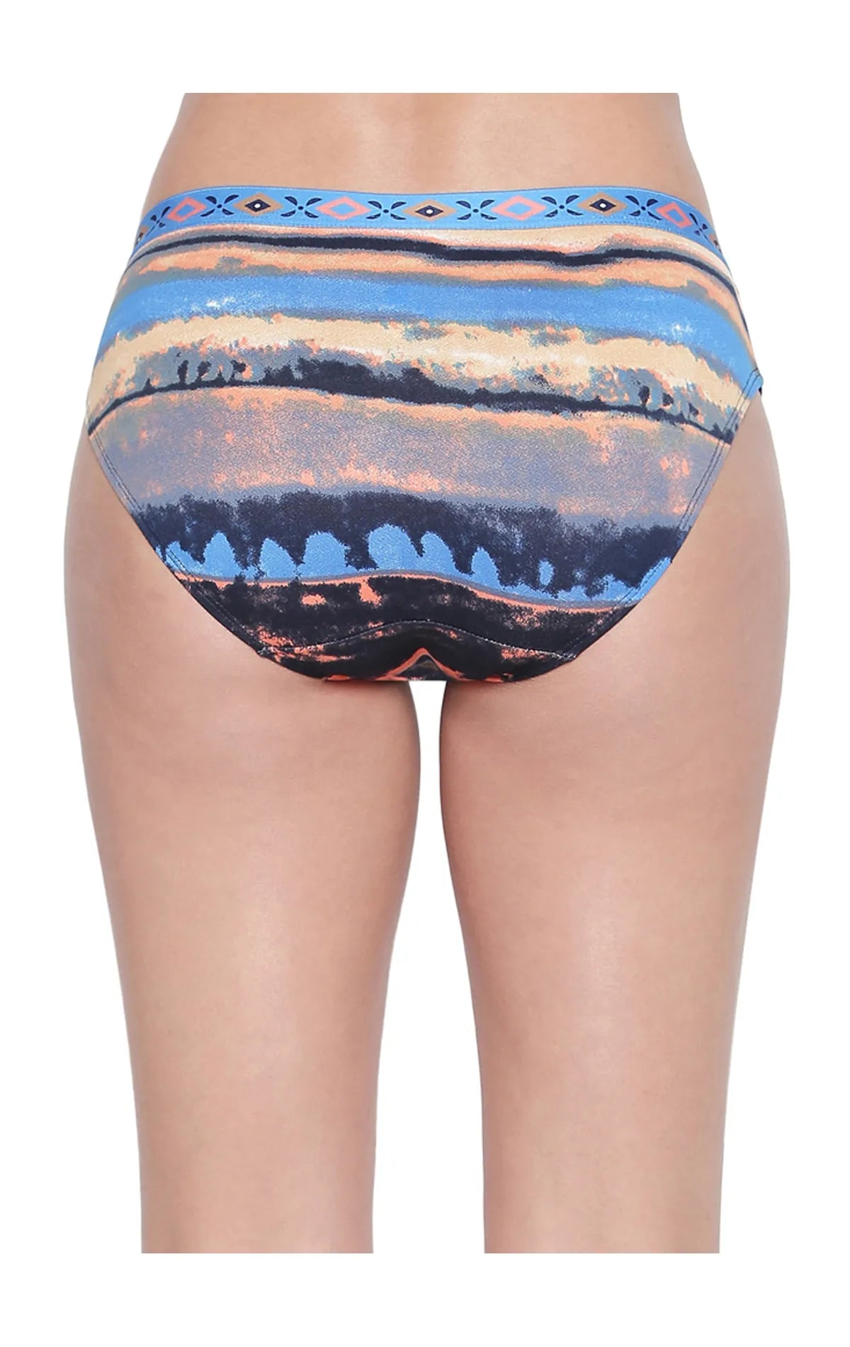 BODYCARE Pack of 3 Premium Printed Hipster Briefs in Assorted Color-6607