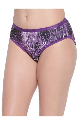 BODYCARE Pack of 3 Premium Printed Hipster Briefs in Assorted Color-6612