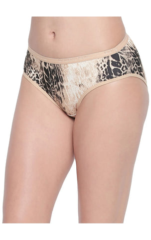 BODYCARE Pack of 3 Premium Printed Hipster Briefs in Assorted Color-6612